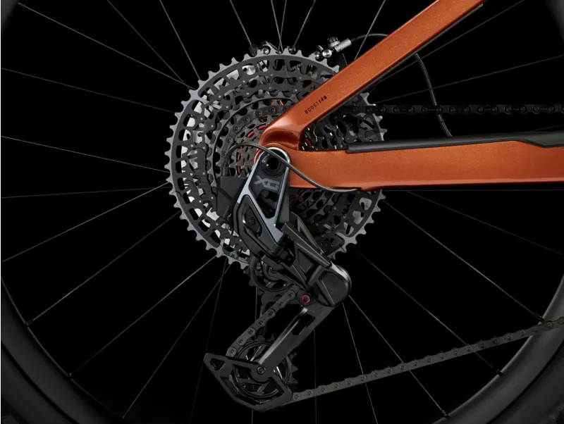 Trek Rail 9.9 X0 AXS Full Suspension Electric Mountain Bike 2024 in Pennyflake-10